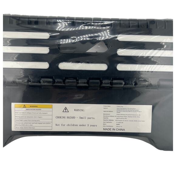 5 inch Portable Folding Step Stool Black Opens Easy In indoor and Outdoor Univer - Picture 9 of 10